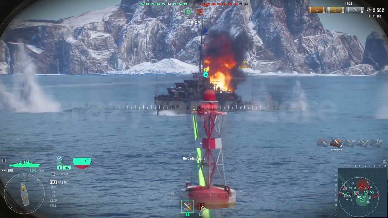 Warpack World of Warships launch and gameplay with Aimbot, ESP, Prediction, and many other features