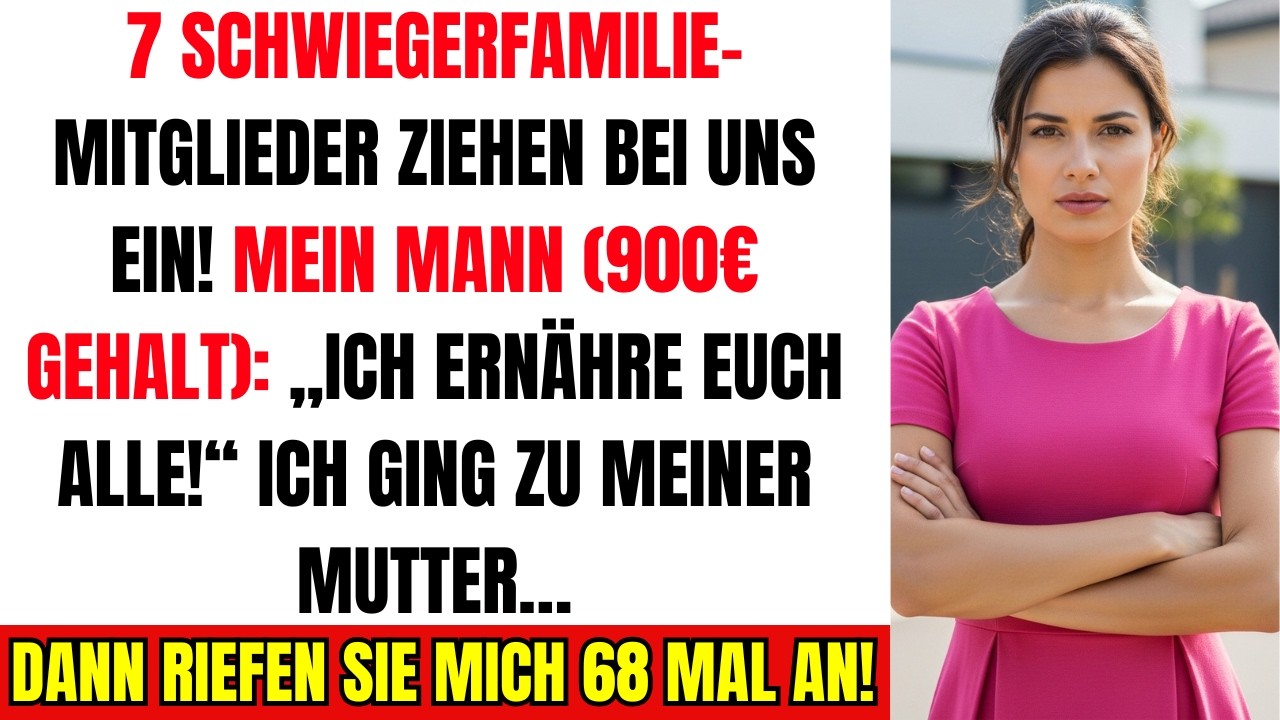 😱 Seine Familie zog einfach bei uns ein – Mein Mann mit 900€ sagte: „Ich ernähre euch alle“