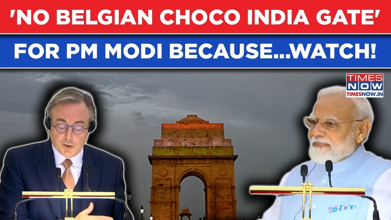India's Modi Reacts As Belgium PM Says 'No Chocolate India Gate' Gift Because Of This: Watch Moment