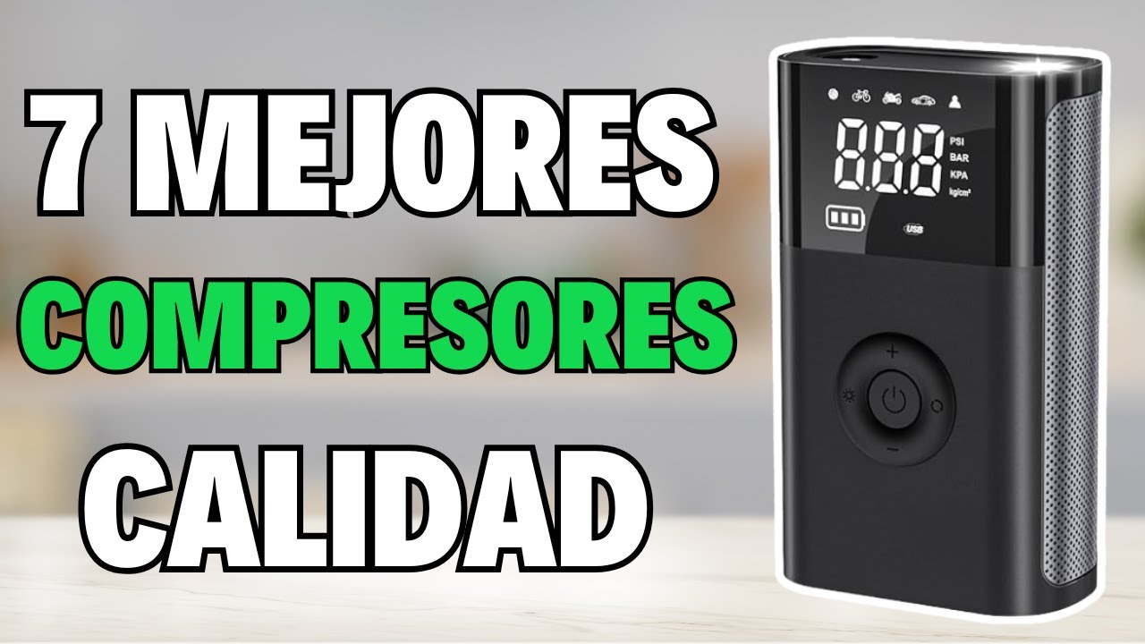👉 Las 7 MEJORES COMPRESORES DE AIRE PORTATILES de 2025 💥 CALIDAD PRECIO