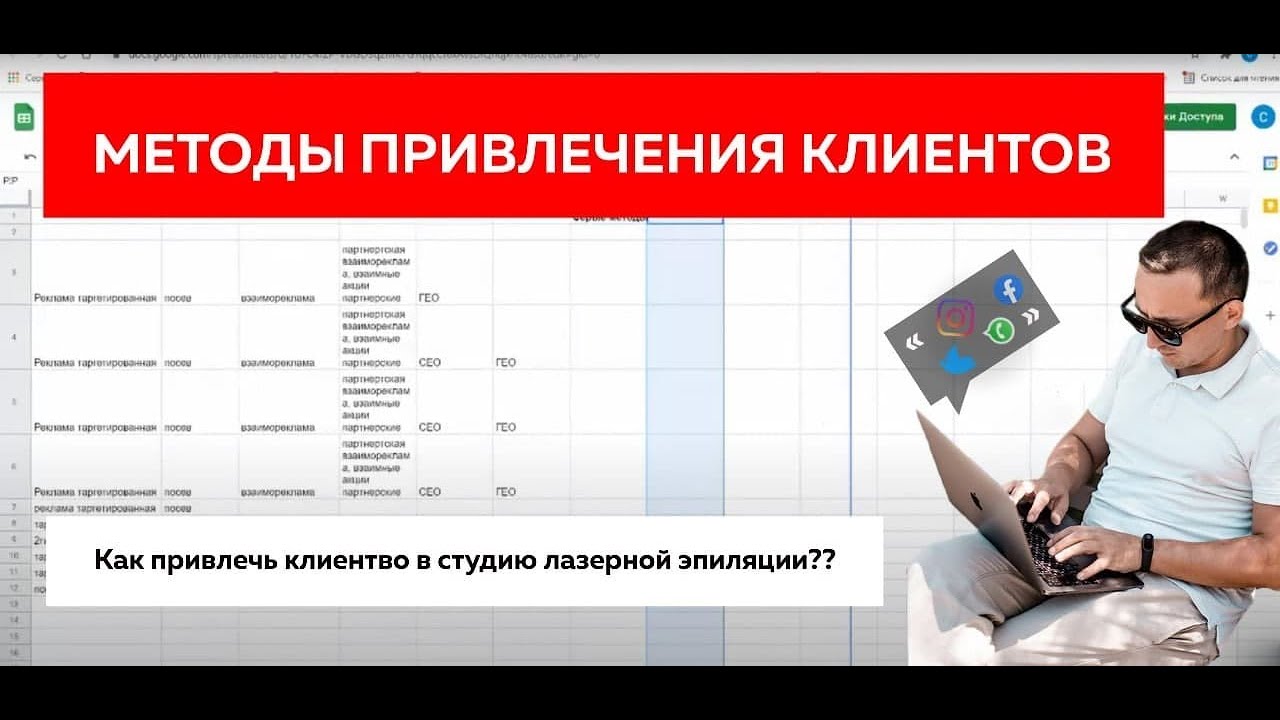 Методы привлечения клиентов в студию лазерной эпиляции