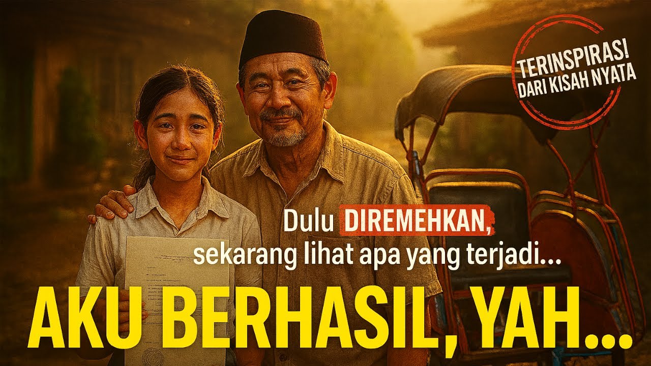Tak Pernah Disangka, Anak Tukang Becak Ini Mengubah Hidupnya! #kisahnyata #ceritainspiratif
