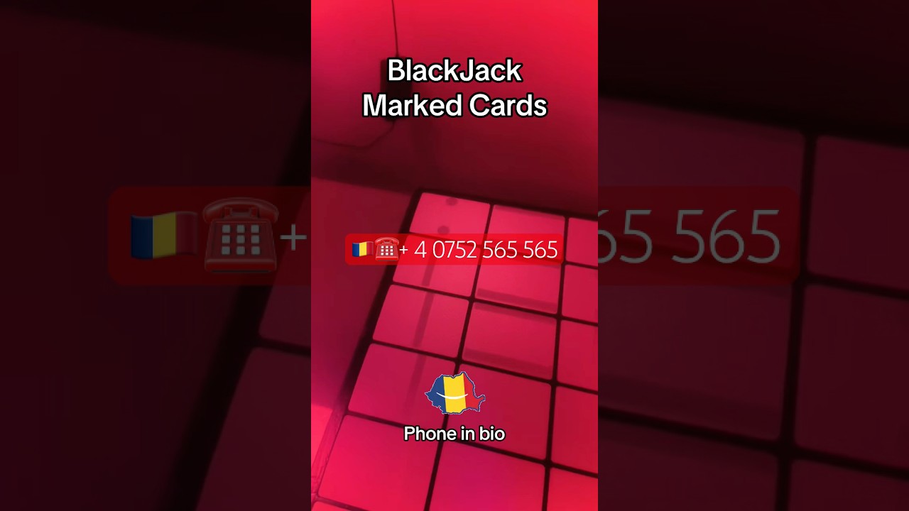 Blackjack shoe marked cards how to play and win in 