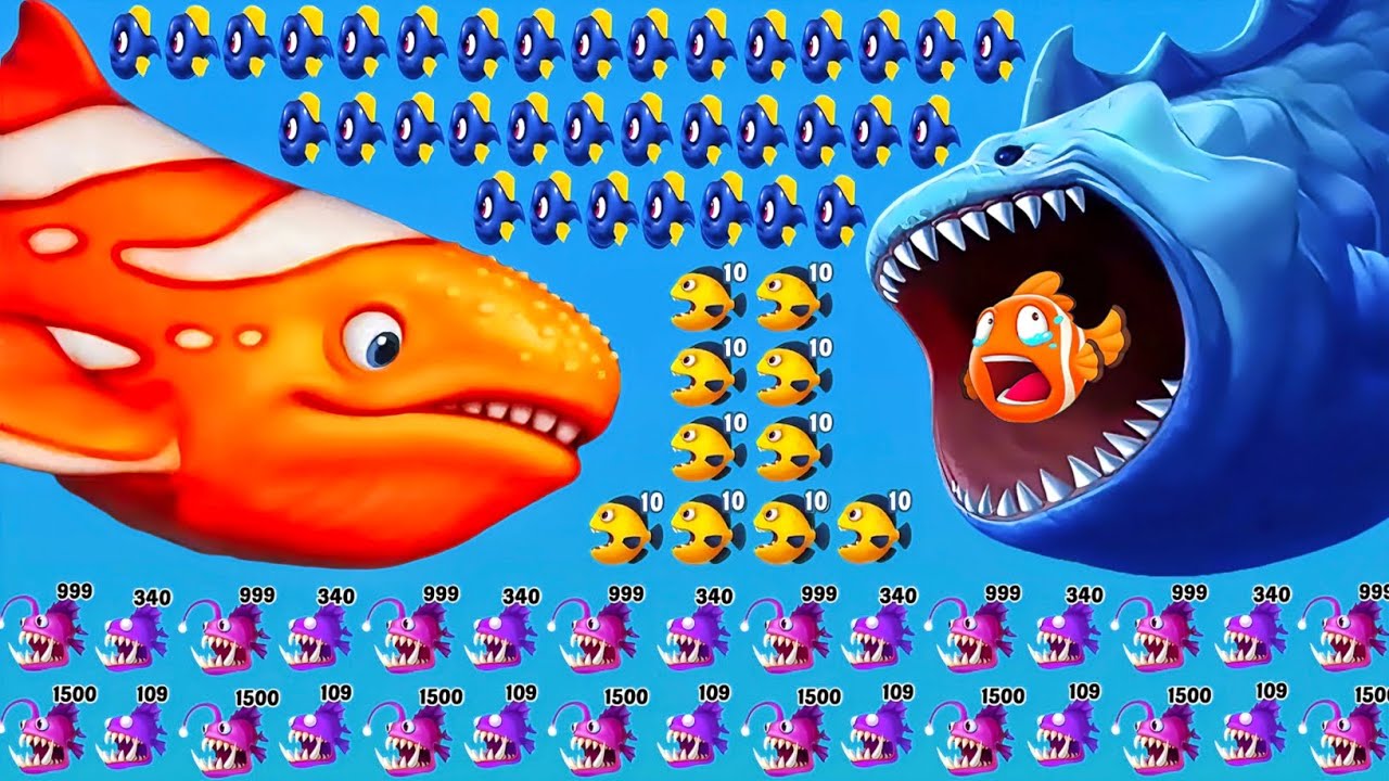 Fishdom 🐟 Monster Shark Extreme Attack 🔥 Fish Rescue from Monster Shark 🦈 Fishdom Ads Level 332