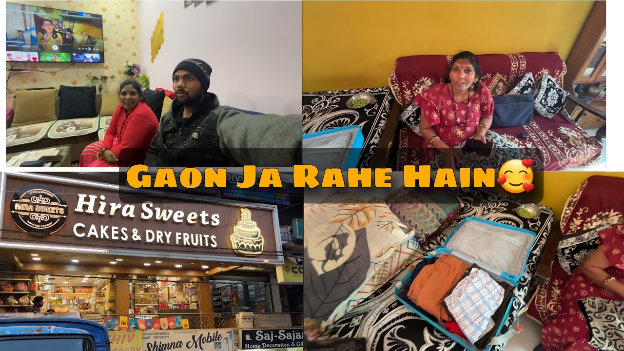 Gaon Jaane Ki Taiyari 😍 | Packing Start Ho Gayi! 🌾