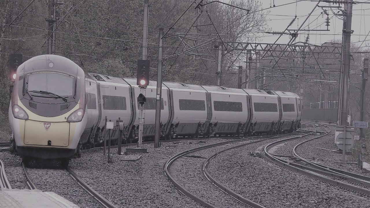 (4K) Trains at Lancaster 24/4/18