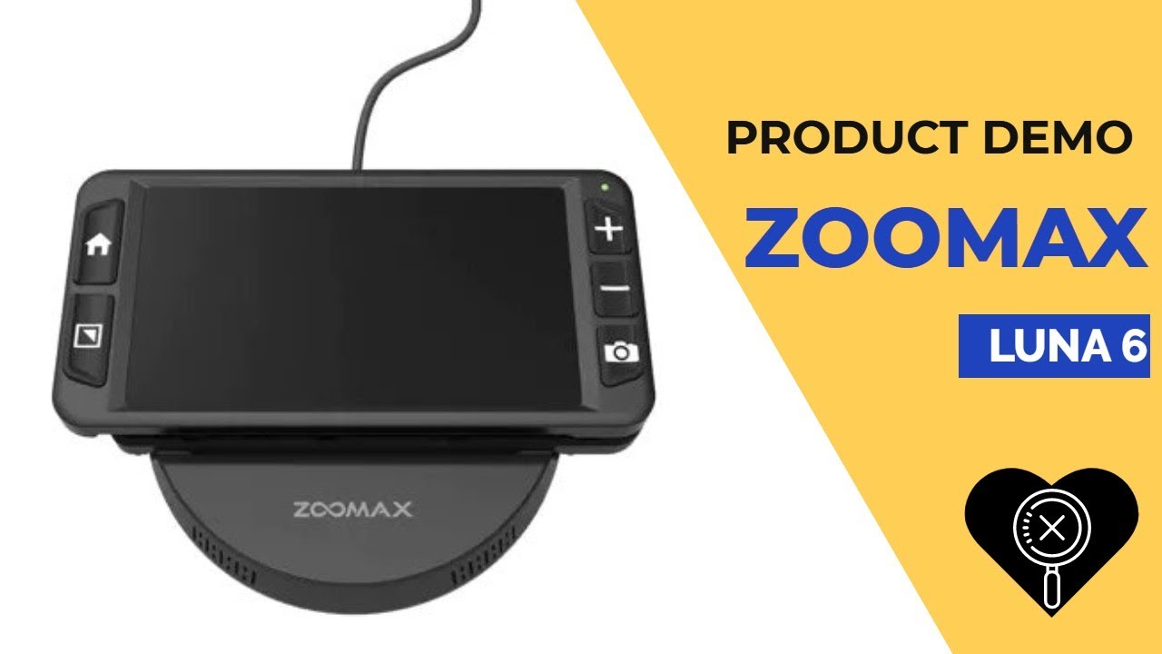 Zoomax Luna 6 Handheld Digital Video Magnifier Demo by AdaptiVision