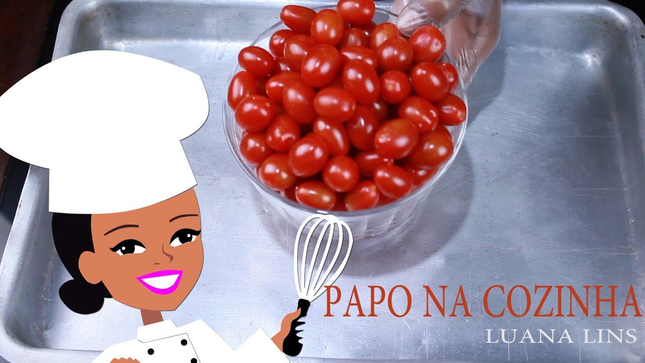 COMO FAZER TOMATE CEREJA  EM CONSERVA