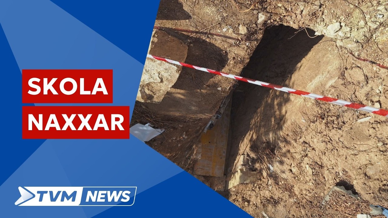 Sejbiet arkeoloġici minn epoki differenti waqt xogħol fil-bini tal-iskola primarja fin-Naxxar