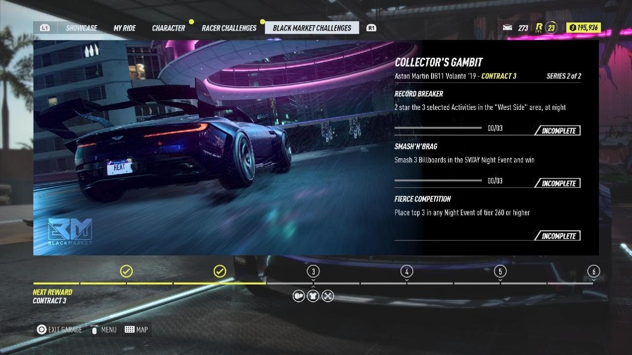 Need for Speed Heat Black Market Collector's Gambit #abhr84