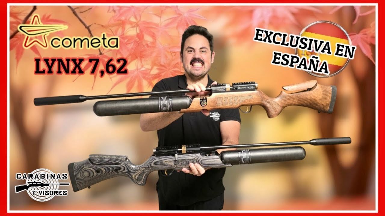 Carabina pcp #Cometa Lynx 2025 7.62m #pcpairgun #tirodeportivo #tiro #airgunshooter