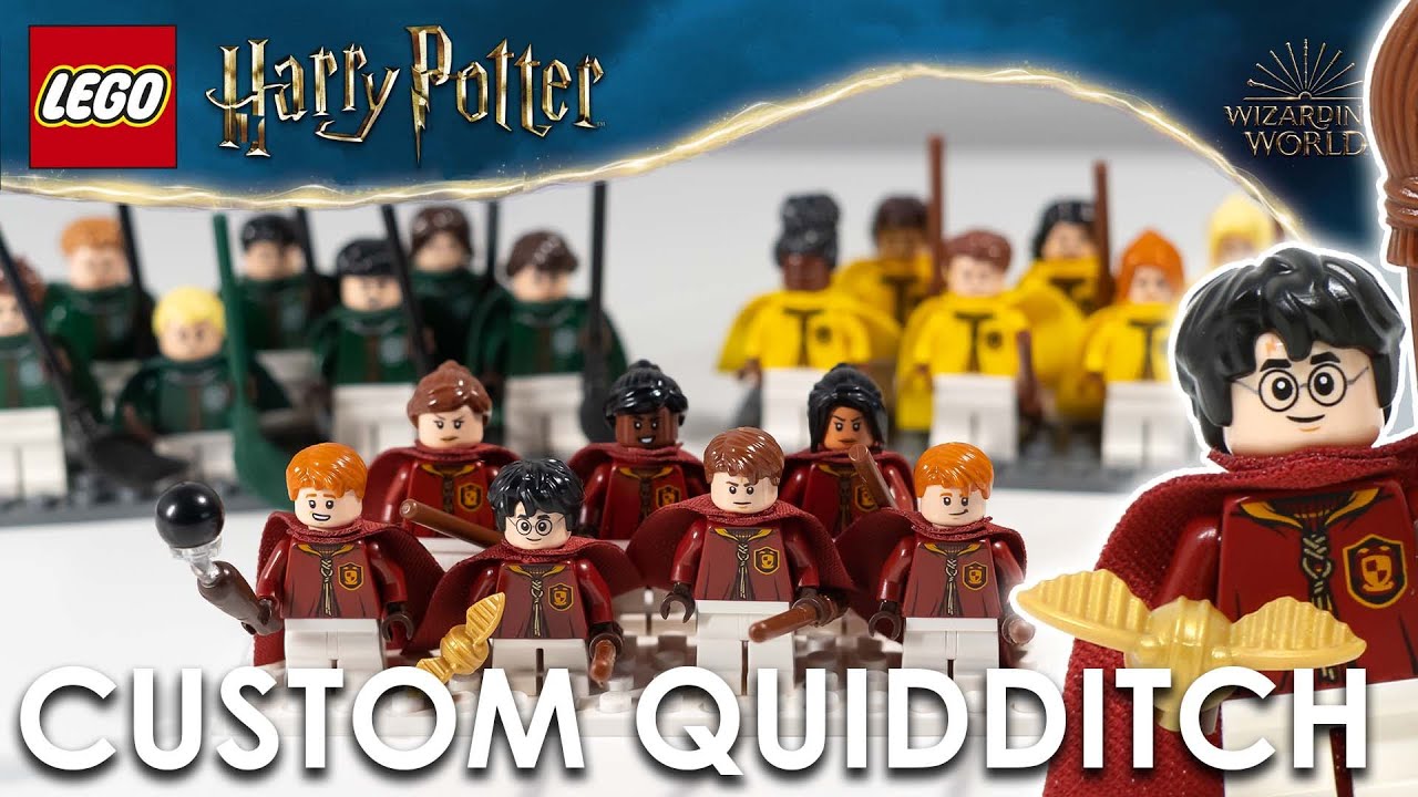 LEGO Harry Potter Hogwarts Quidditch Teams (Purist Custom Minifigures)