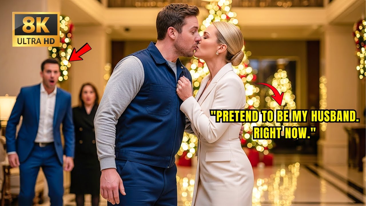 A Billionaire Pleaded a Single Dad to “Pretend to Be My Husband” — Then She Kissed Him Immediately