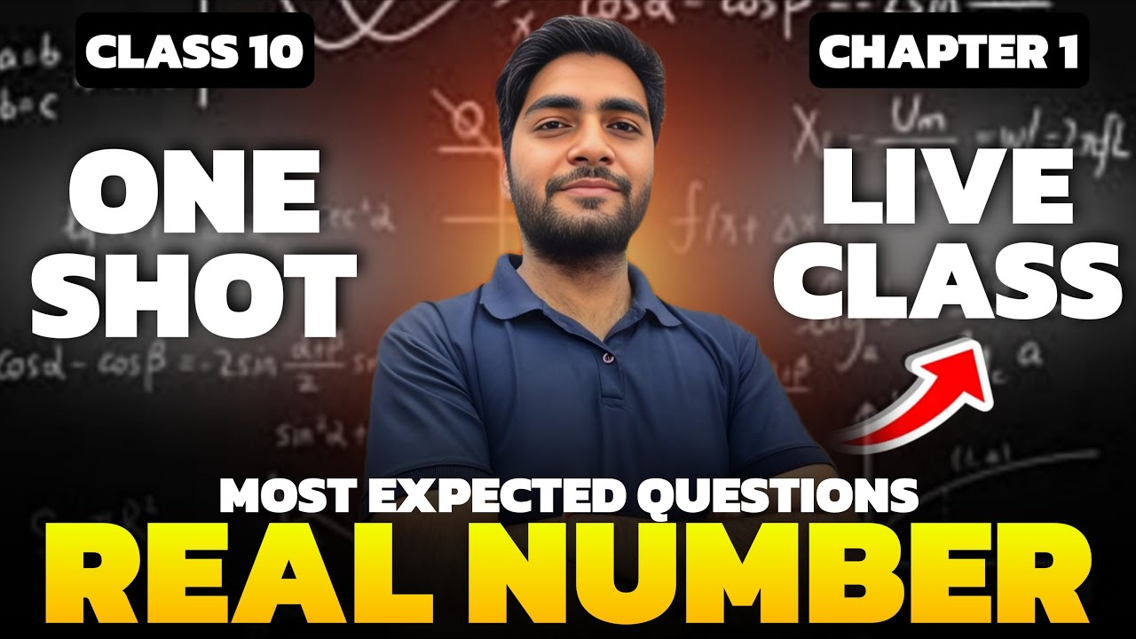 Class 10 | Chapter 1 Real Numbers | Maths | ONE SHOT IMPORTANT | By Sagar Sir | CGA 9th & 10th