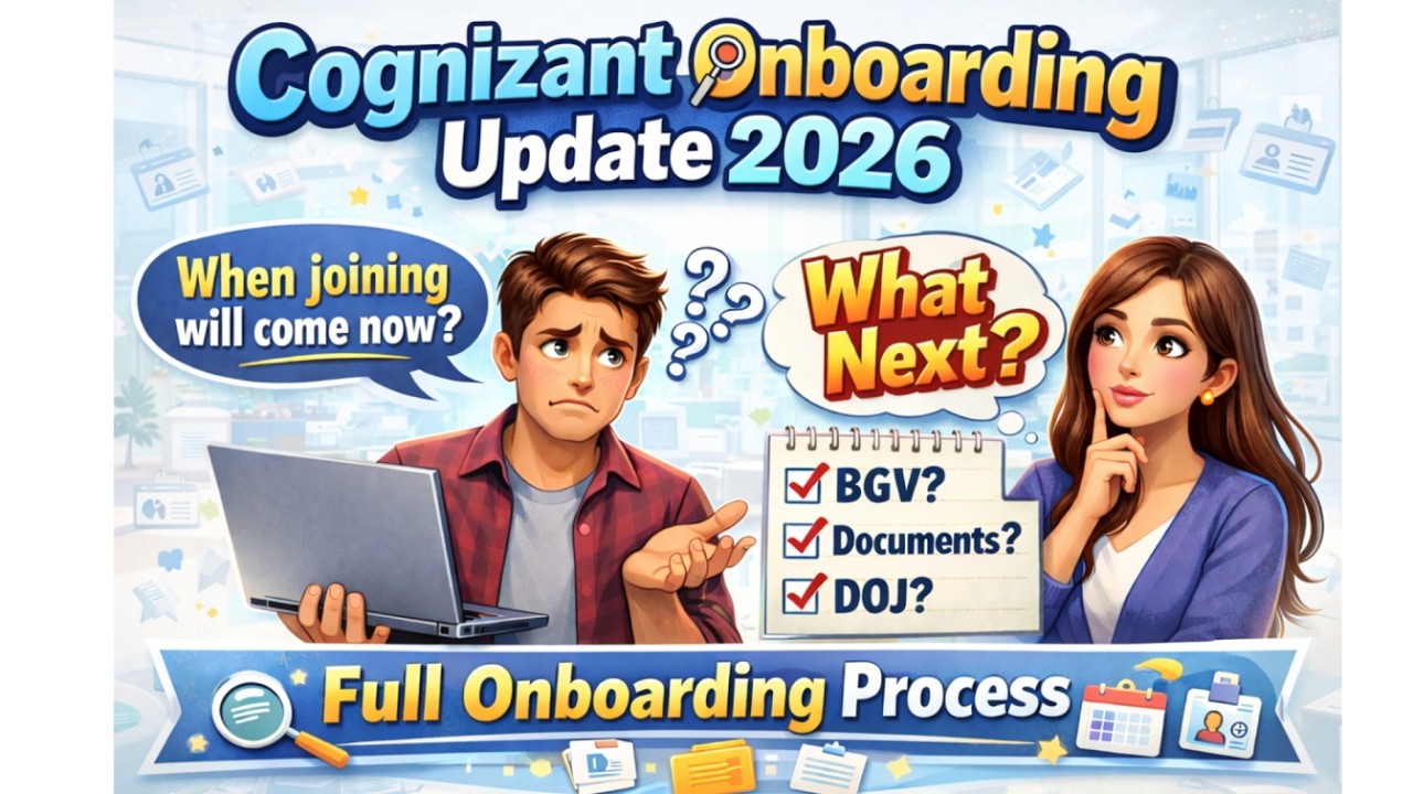 Cognizant Onboarding 2026 After LOI (Feb) | When Will DOJ Come? Full Process Explained