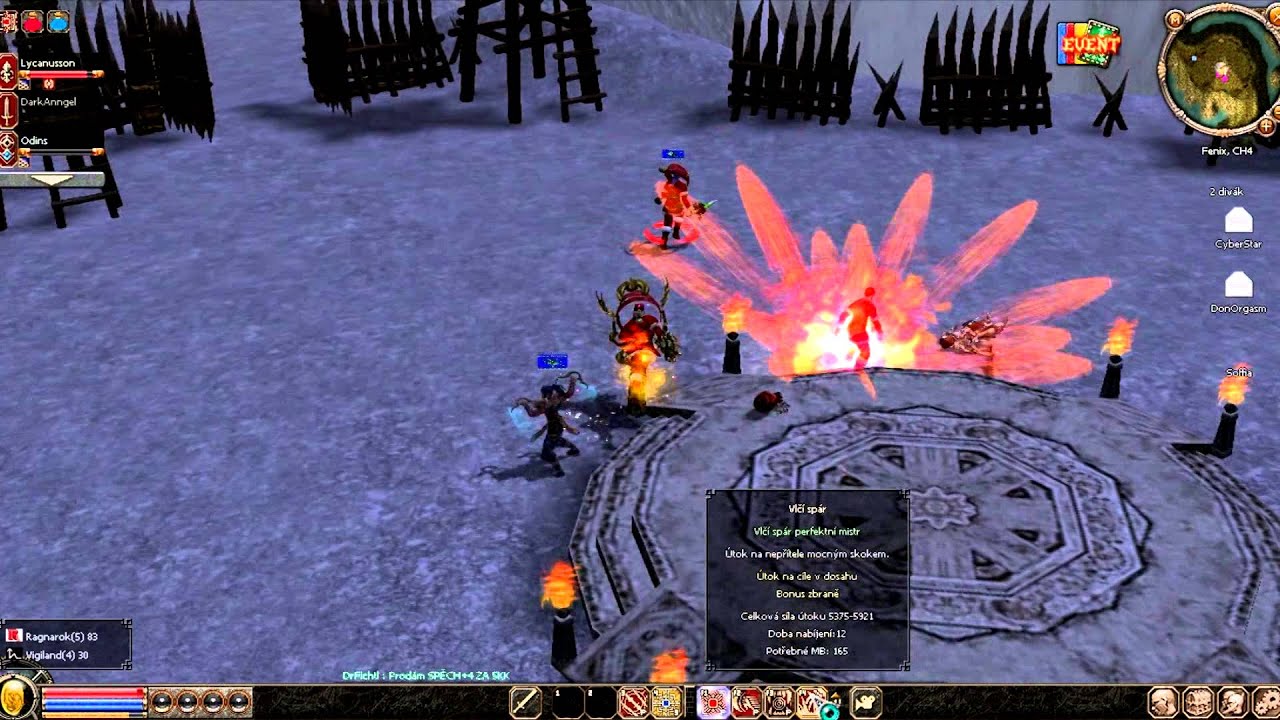 Metin 2 Fenix Lycanusson sestřih z války