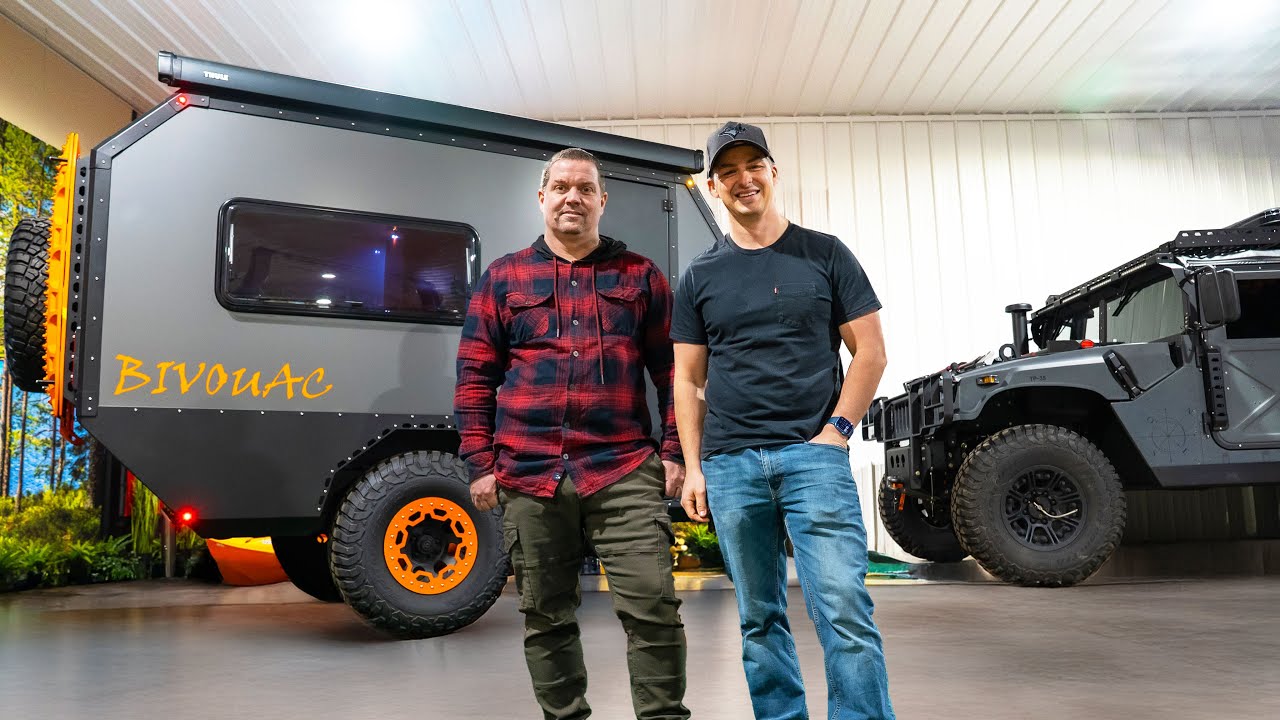 Il a construit une caravane OFF-ROAD sur mesure… tirée par un HUMMER | Mon PROJET pour la route ep.4