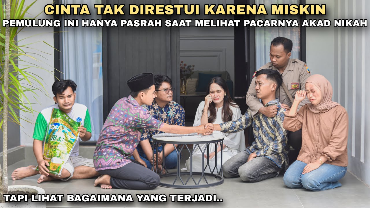 PEMULUNG INI HANYA BISA NANGIS SAAT DATANG KE ACARA AKAD NIKAH PACARNYA‼️ditolak karena miskin, tapi