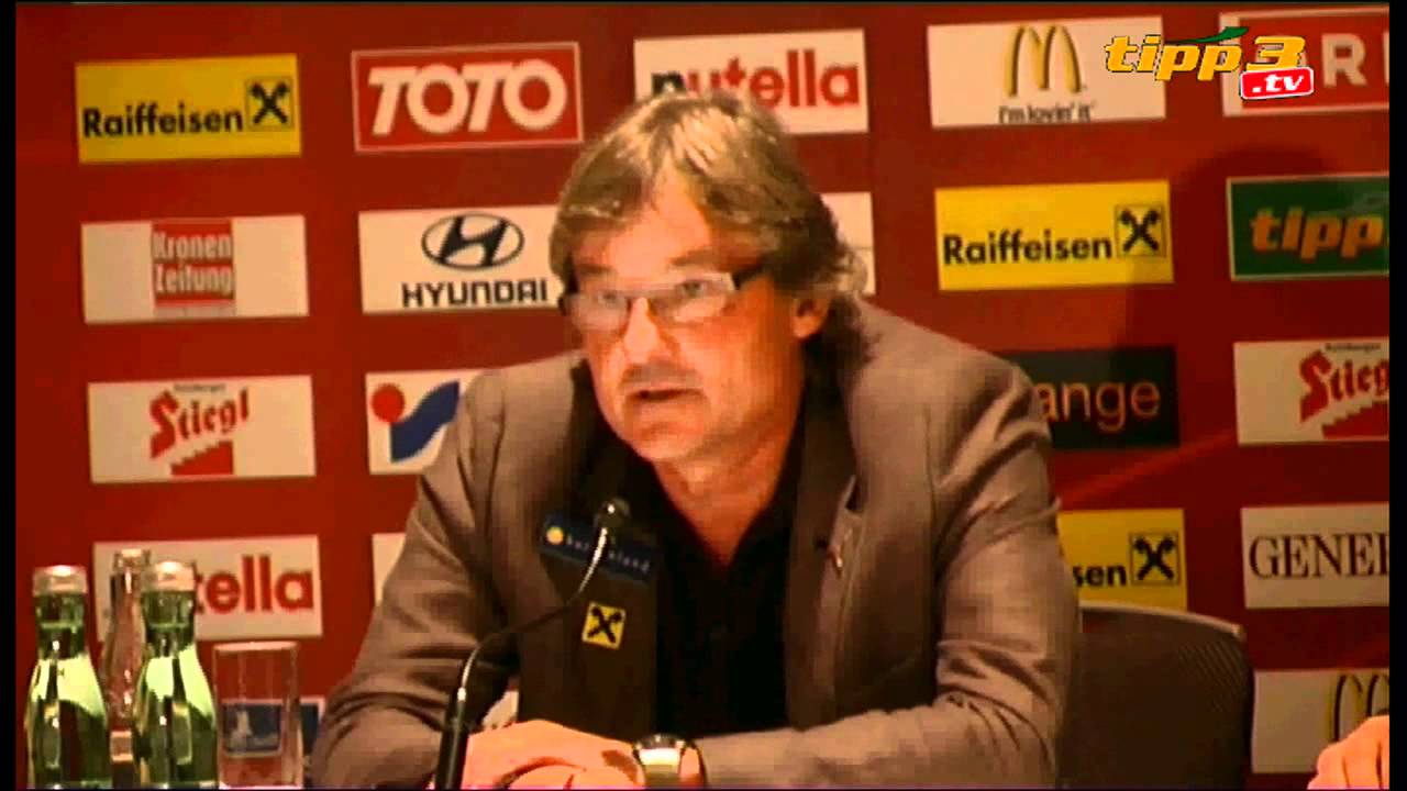 ÖFB: Pressekonferenz am 07.09.2011 mit Leo Windtner und Dietmar Constantini nach dem Türkei Match.