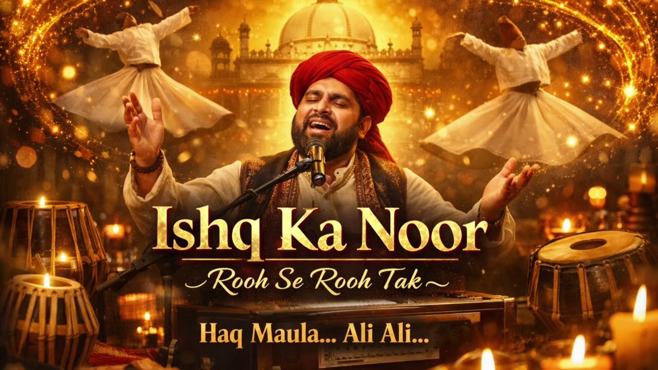 Presenting a brand new soulful Sufi Qawwali titled “Ishq Ka Noor – Rooh Se Rooh Tak”, a heart-touch