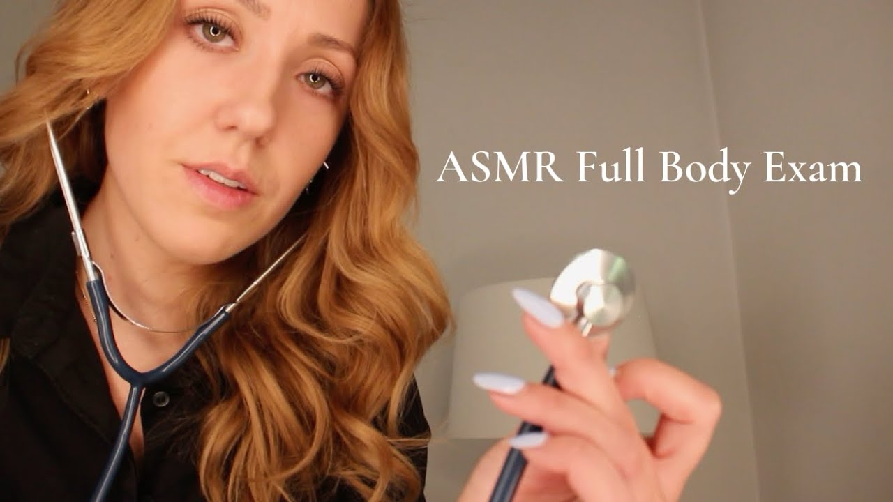 ASMR Full Body Exam (doctor examines you in bed) RP