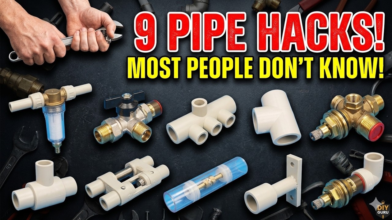 9 Simple PVC Pipe Hacks Most People Dont Know Using PPR Ideas!