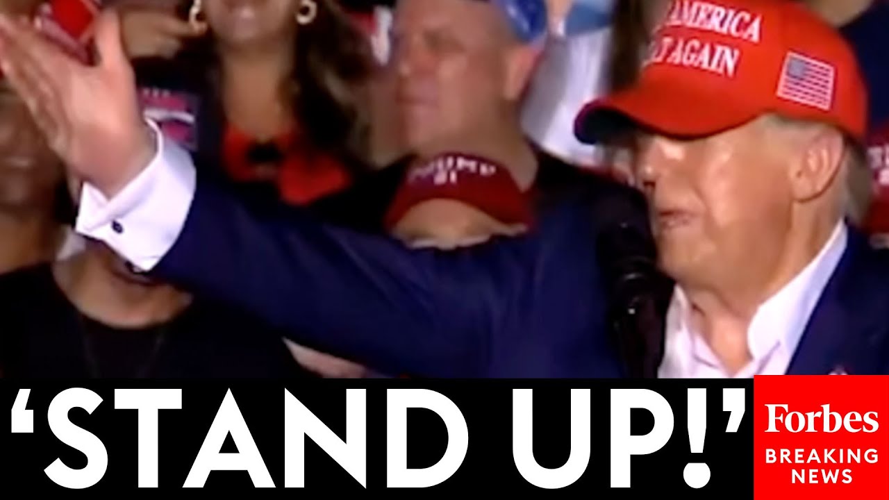Trump Welcomes Barron To His First Campaign Rally, Calls For Him To Stand