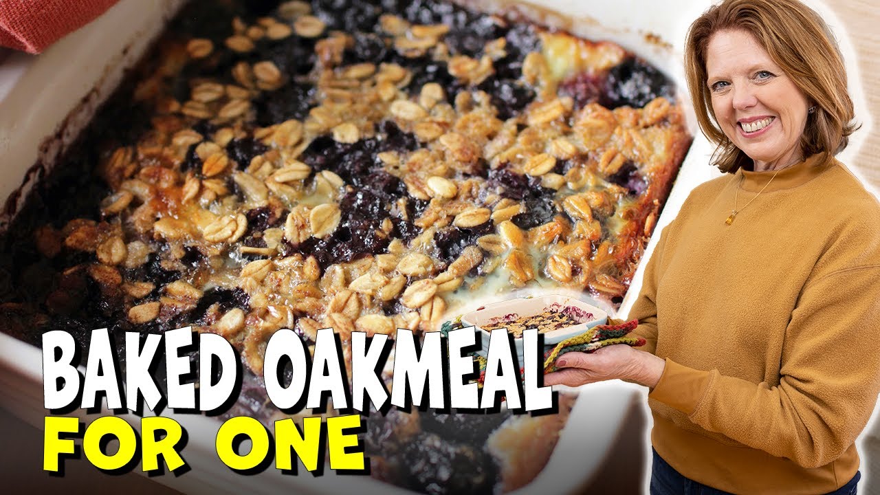 Baked Oatmeal For One - Cooking for One
