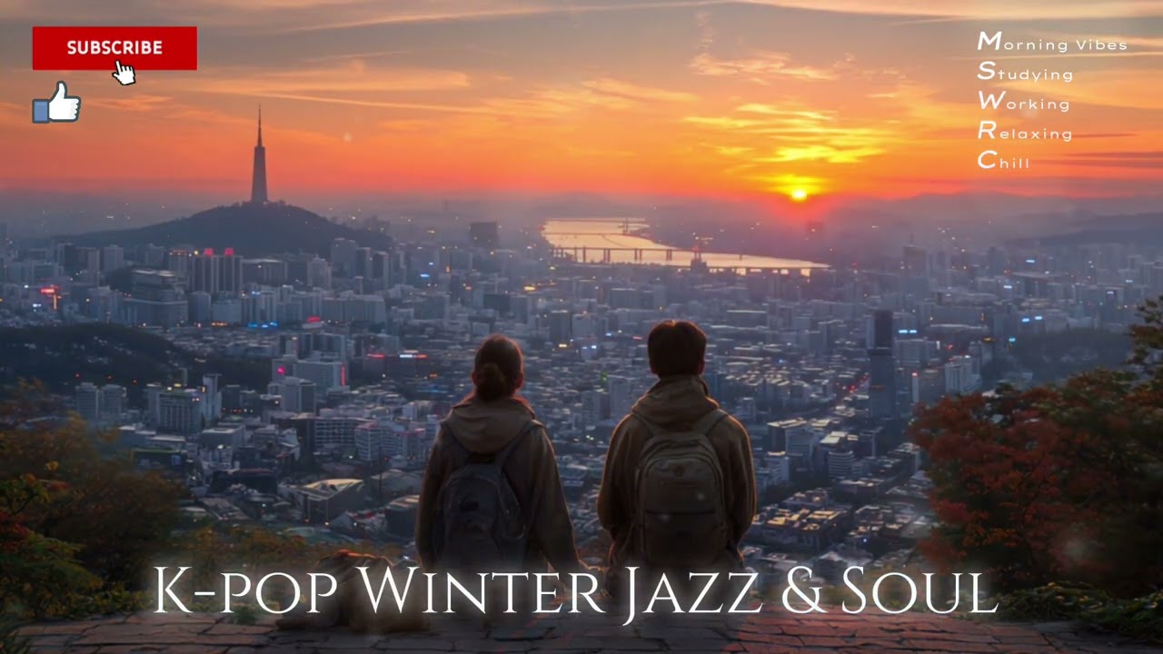 Kpop Cozy Café Coffee Music ☕️ | Soft Winter for Work/Study | Relaxing Jazz & Soul Music - Ch. 16