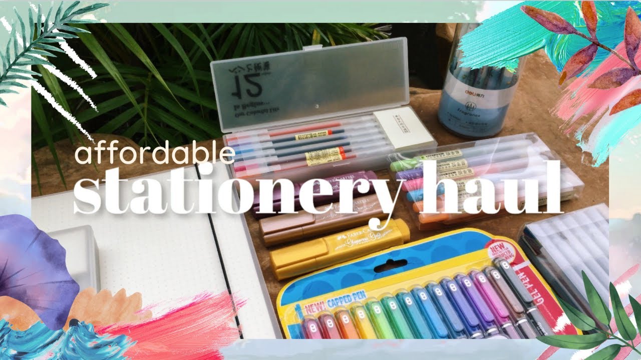 ✏️✨ SHOPEE STATIONERY HAUL (Philippines) 🛒 | Samantha Pagar ♡ #StationeryHaul #ShopeeStationeryHaul