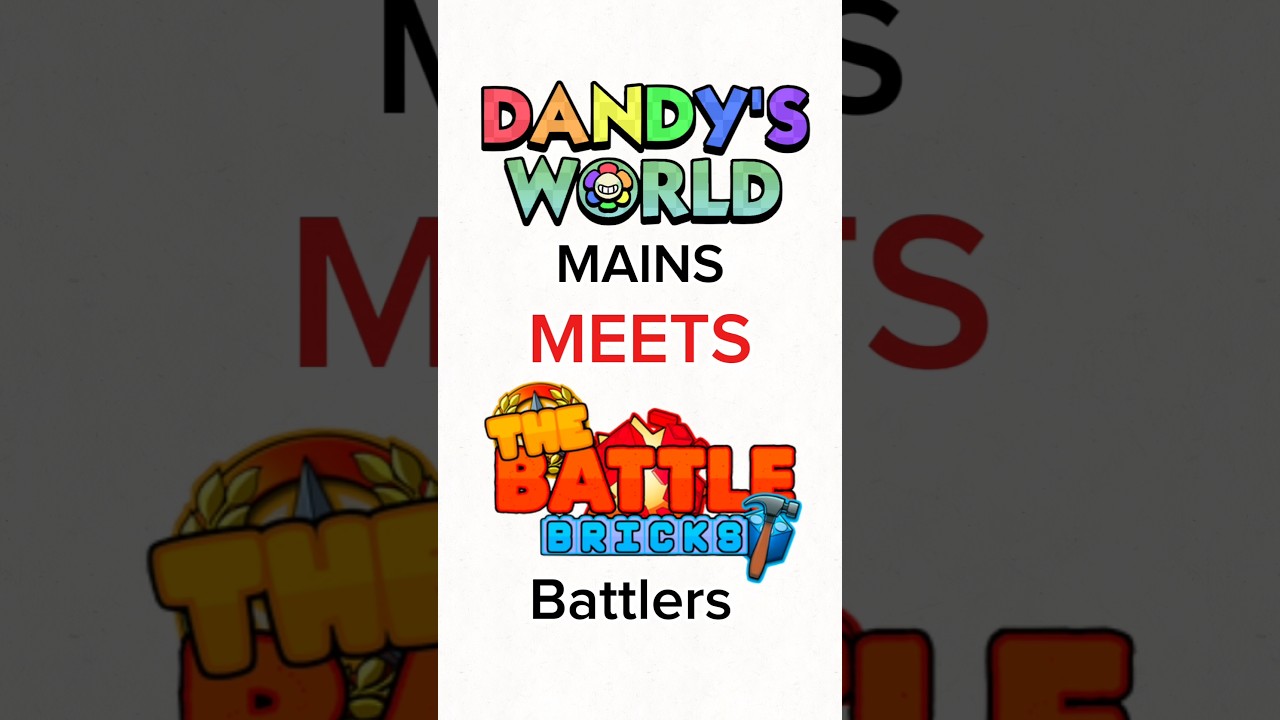 DANDYS WORLD MEETS THE BATTLE BRICKS // ROBLOX ANIMATION / #dandysworld #thebattlebricks #animation