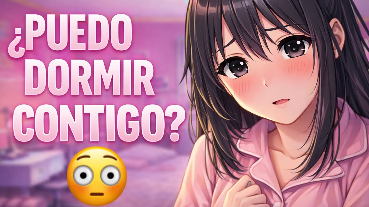 ASMR |  ¿Puedo dormir contigo? Tengo mucho miedo... 💔