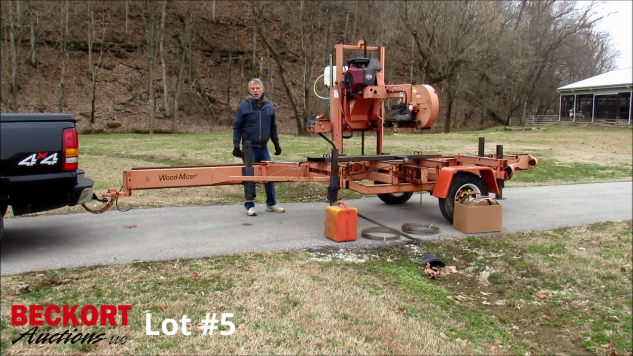 Lot #5 Wood-Mizer LT30 18HP Portable Sawmill