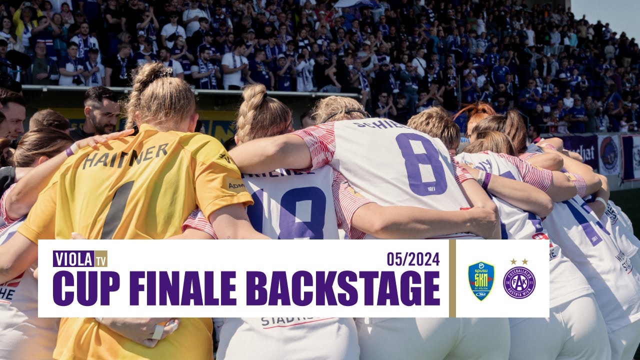 Matchday Backstage: SKN St. Pölten Rush - Austria Wien (05/2024) #faklive #Veilchen #violatv