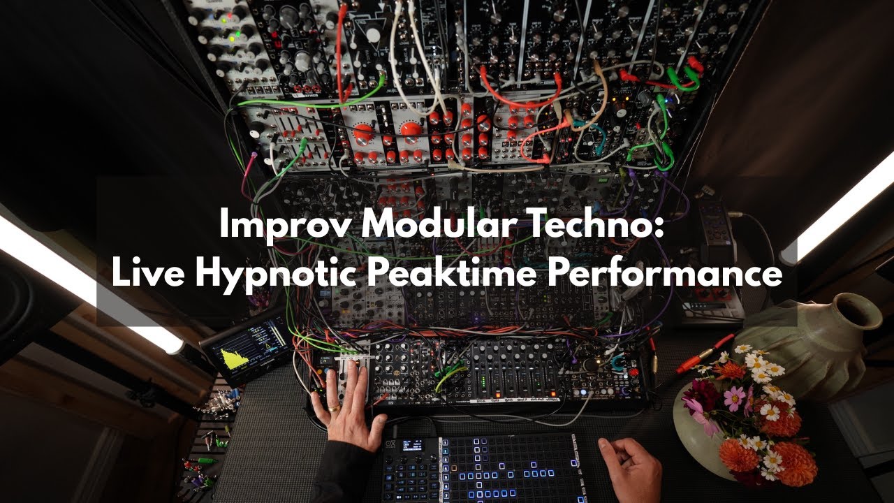 Improvised Modular Techno – Eurorack Live Studio Performance (45 min)