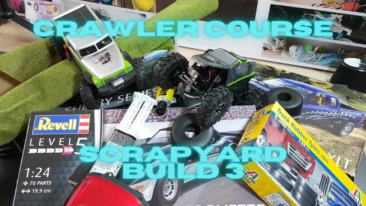 My Modular Mini Crawler Course - The Scrapyard  (Video #17)