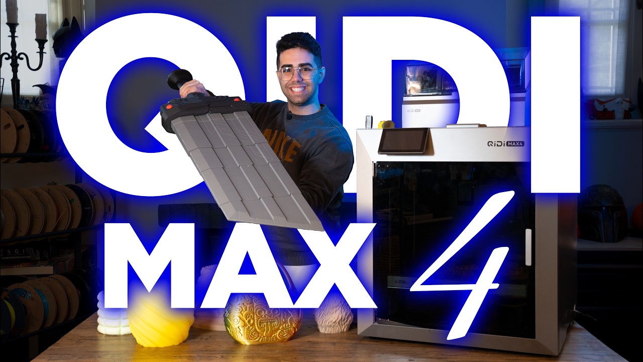 Stampe enormi con la QIDI MAX 4: Recensione Completa