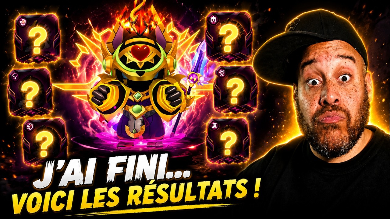 J'ai fini et voici les r&eacute;sultats ! Archero 2