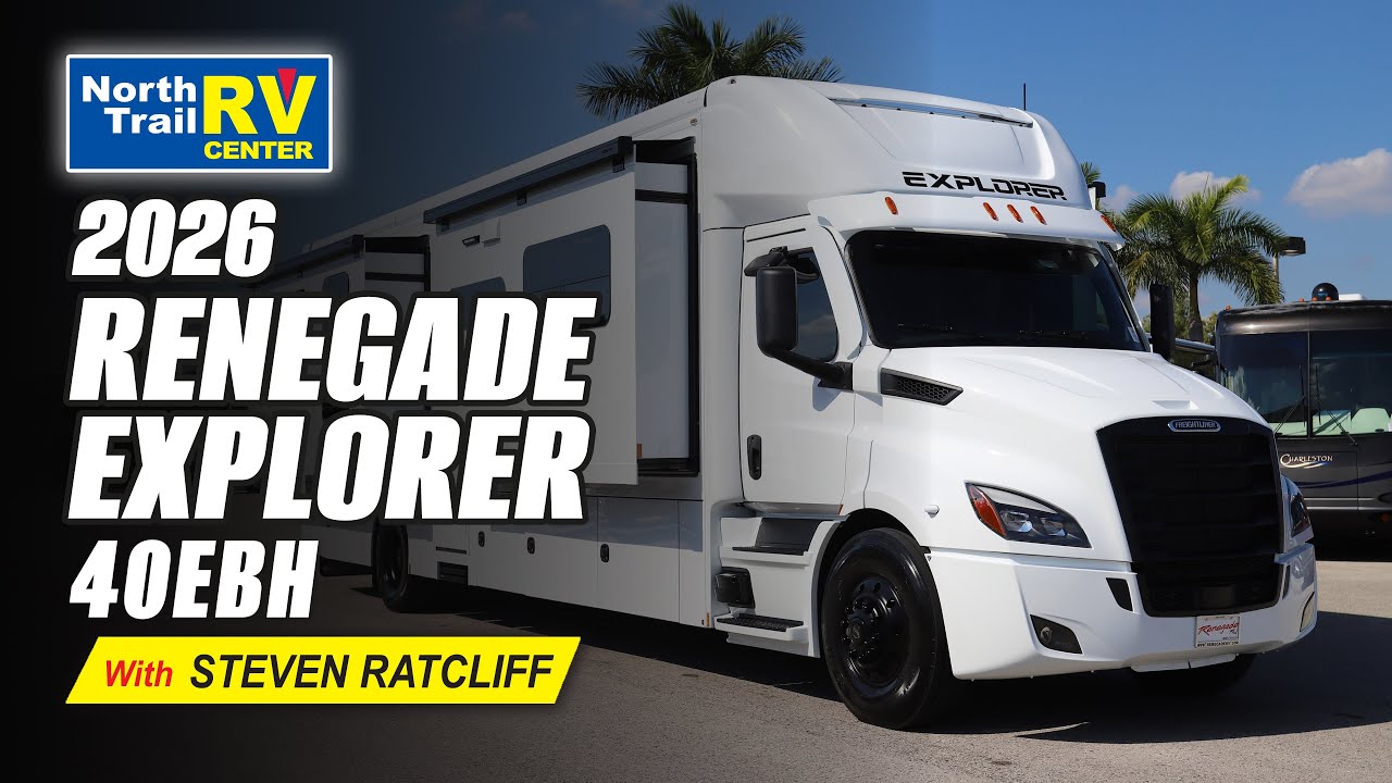 Представлены УДИВИТЕЛЬНЫЕ характеристики! Автодом Renegade RV Explorer 40EBH Super C 2026 года.