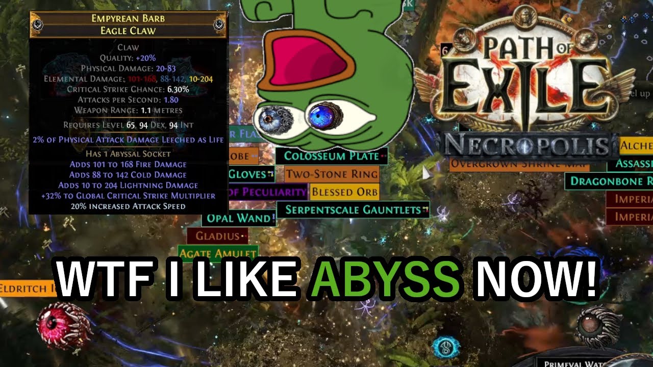 Фарм ABYSS для OP Jewels - [Path Of Exile 3.24]