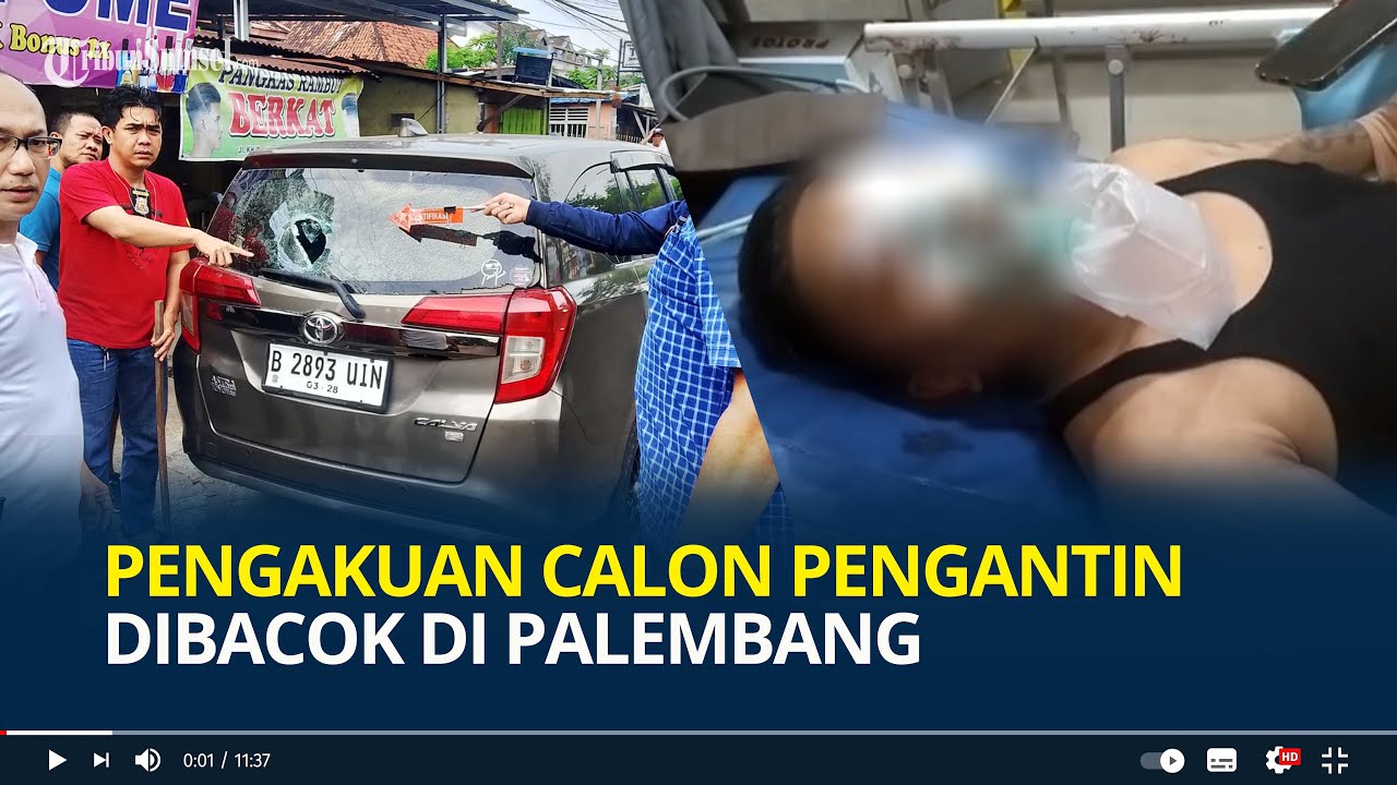 Pengakuan Ahmad Calon Pengantin Dibacok saat akan Akad Nikah di Palembang: Dia Tuduh Saya Cepu