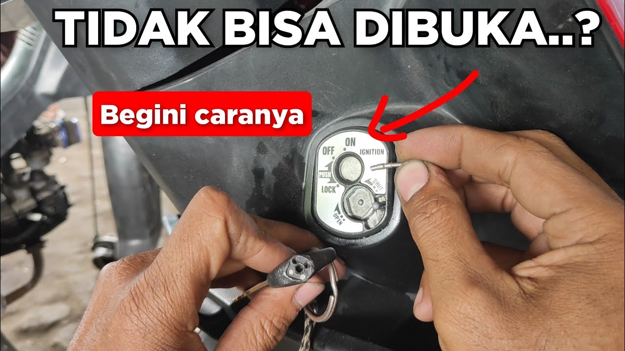 Trick membuka kunci magnet yang tertutup, tidak bisa dibuka
