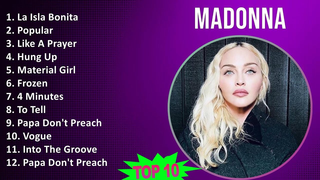 Madonna 2025 MIX Top 30 Greatest Hits