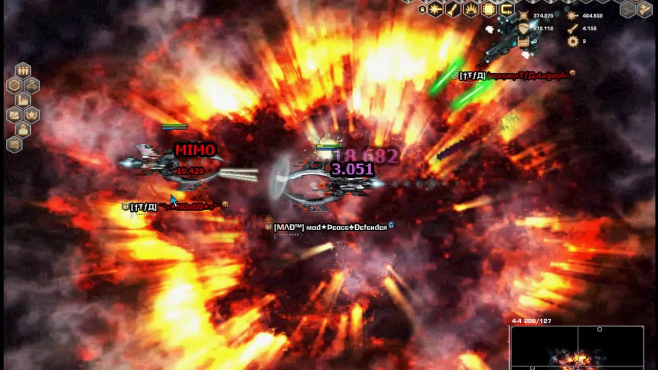 Dark Orbit - Peacemaker PvP + 17 LvL CZ1