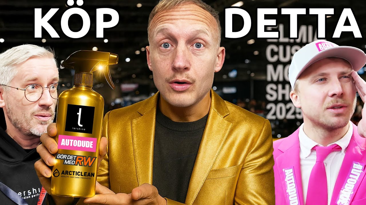 Bästa Bilvårdsprodukt 2025 Med Tershine, GörDetMedRW, Autodude och Arcticlean