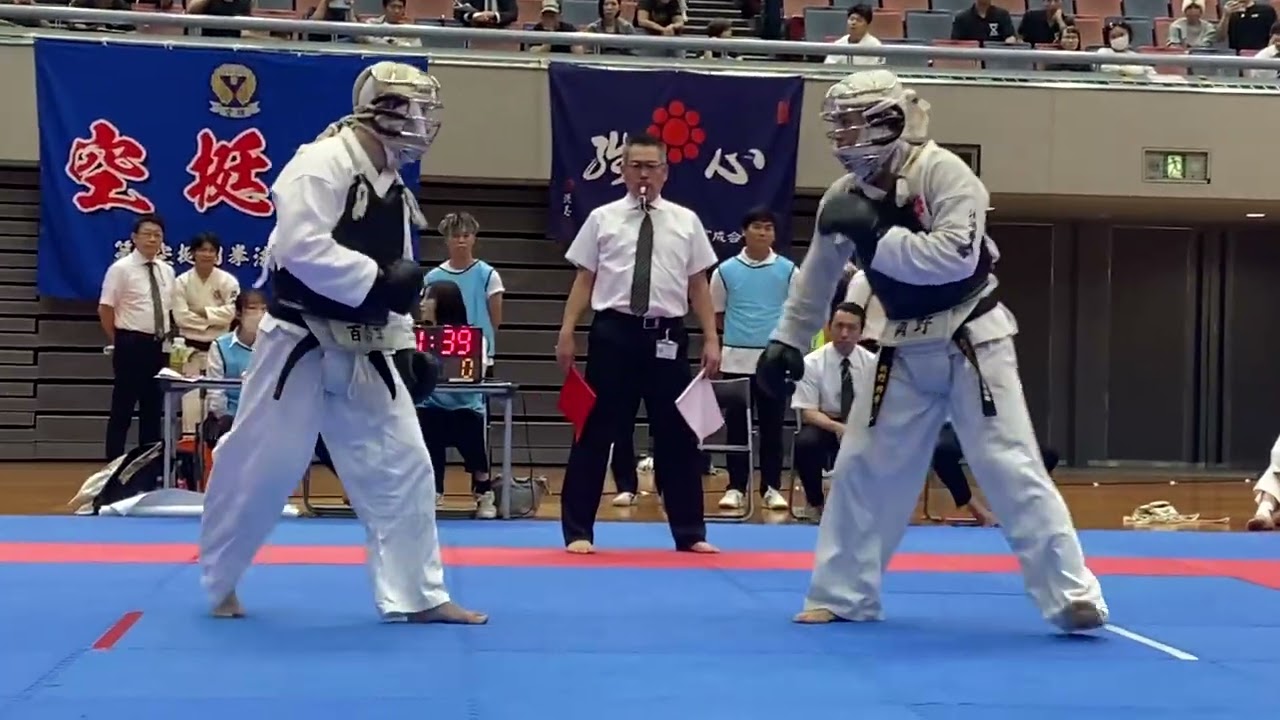 2025_全日本拳法総合選手権(成人男子) 準々決勝B 角野晃平(大阪)vs百合草春男(愛知) ※ベスト8