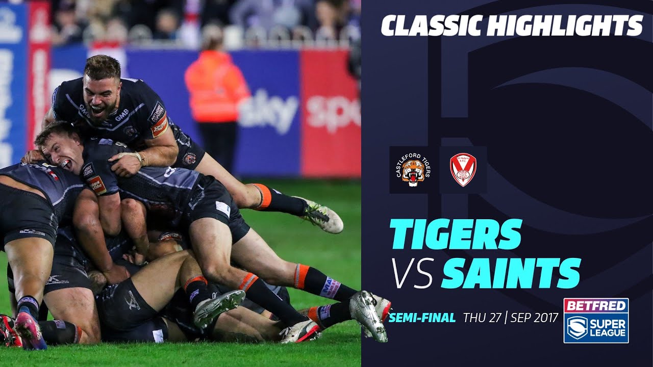 DROP GOAL DRAMA | Castleford Tigers v St Helens | 2017 Super League Semi-Final | Extended Highlights