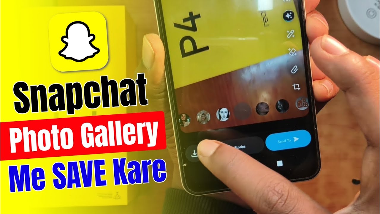 Snapchat me Photo Gallery me kaise laye 2026 | Snapchat Photo Gallery me kaise save kare