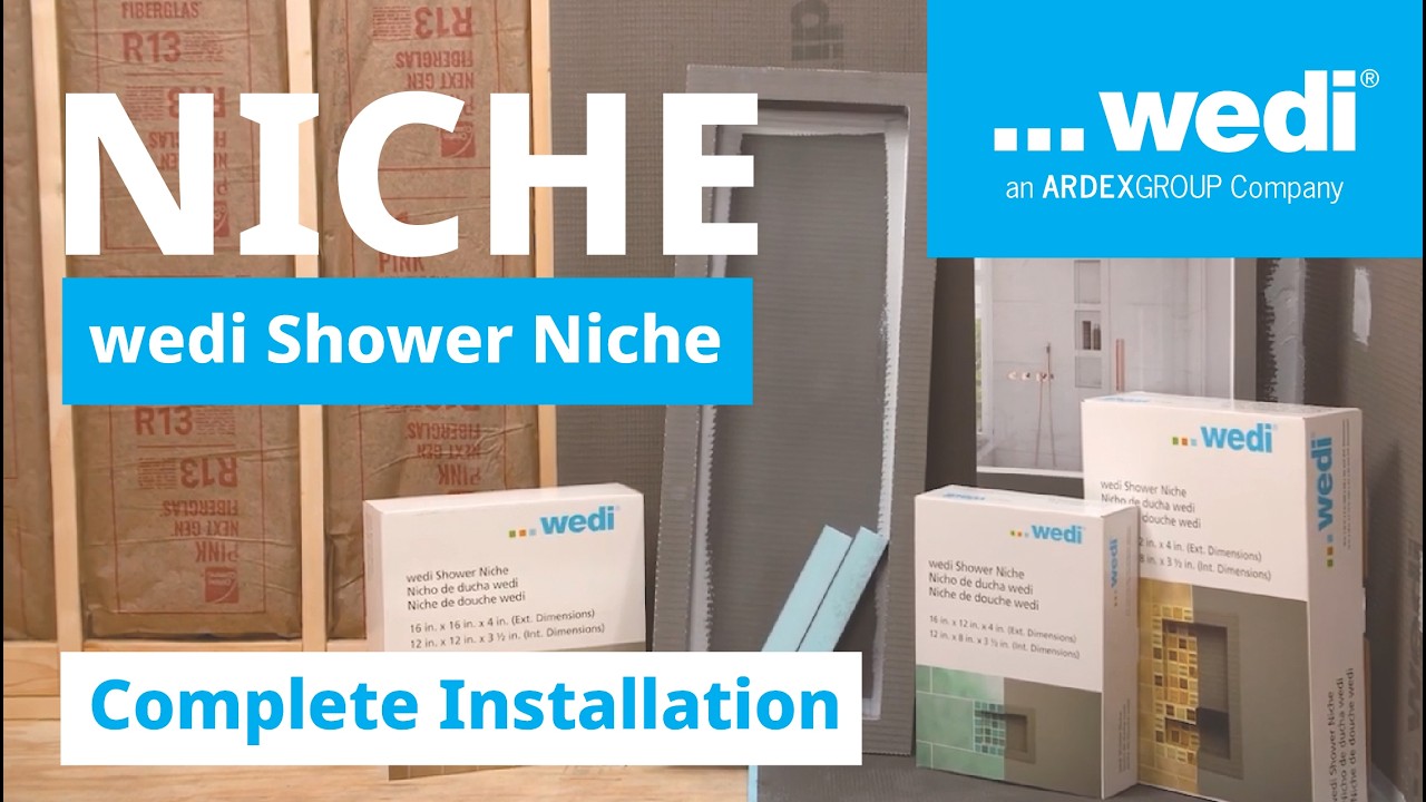 (EN) How to install a wedi Shower Niche