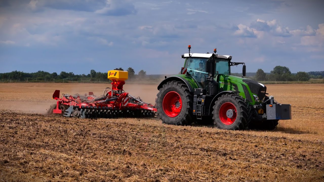 Uprawa pożniwna 2024 Fendt 933 & Unia ares XM